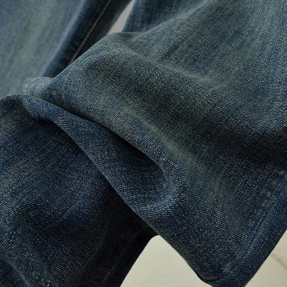 Pantalones vaqueros rectos de cintura alta para mujer, holgados, elásticos, de mezclilla, casuales, de pierna ancha, talla grande, primavera otoño