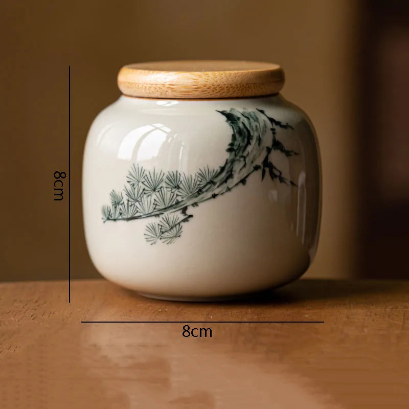 Vintage Ceramic Tea Can