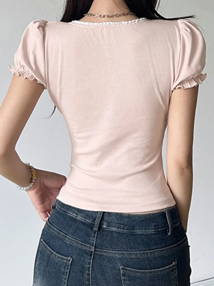 Sweet Button-up Top