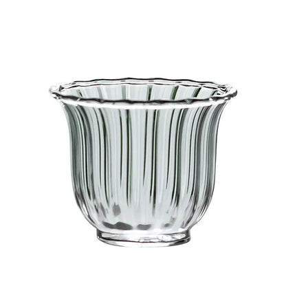 Nordic Clear Ripple Teacups