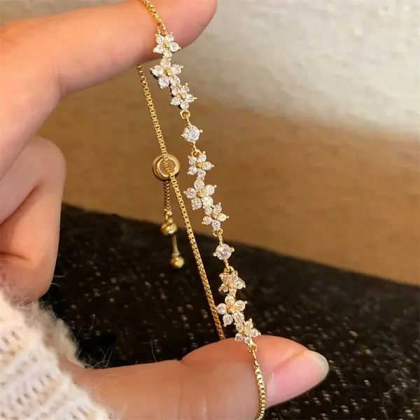 Pulsera Mariposa Cerezo Brillante