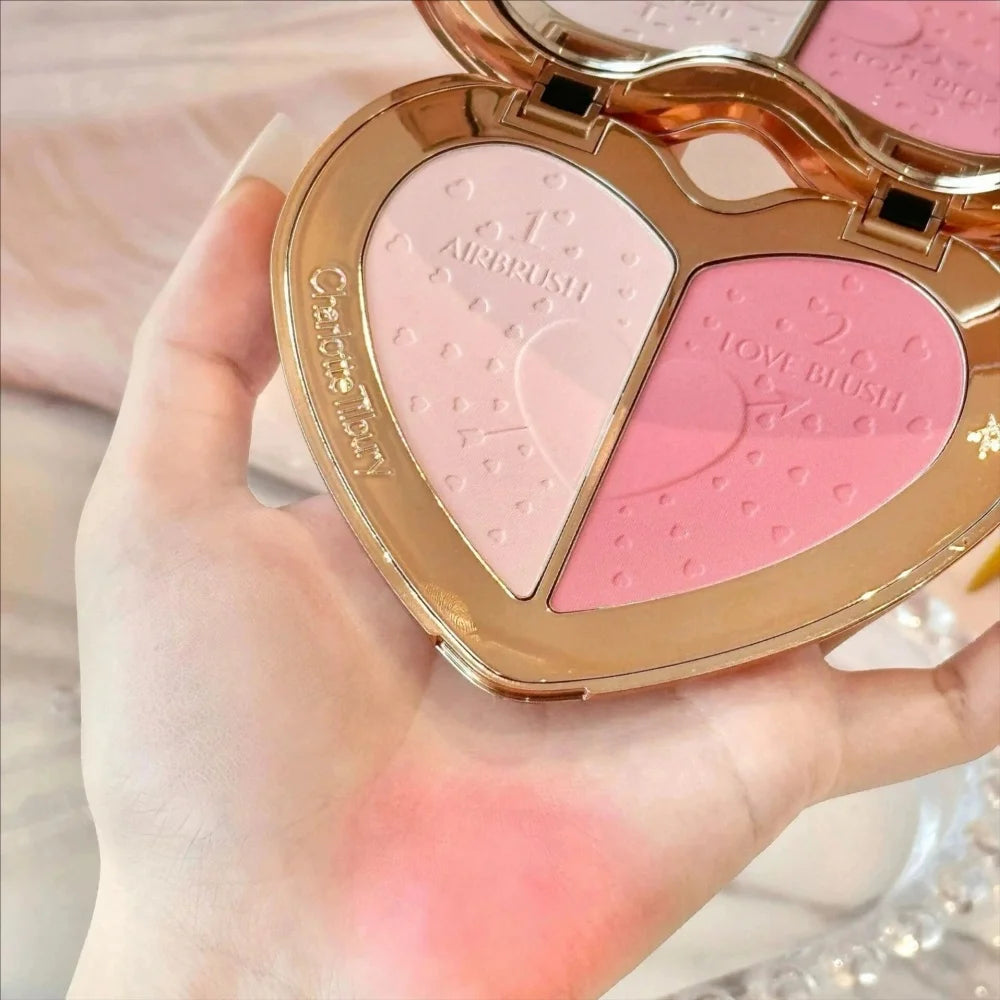 Dual-Color Blush Concealer Cushion Delicate And Smooth Brightening And Moisturizing Concealing Lasting Makeup
