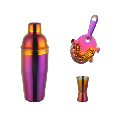 Stainless Steel Rainbow Boston Cocktail Set