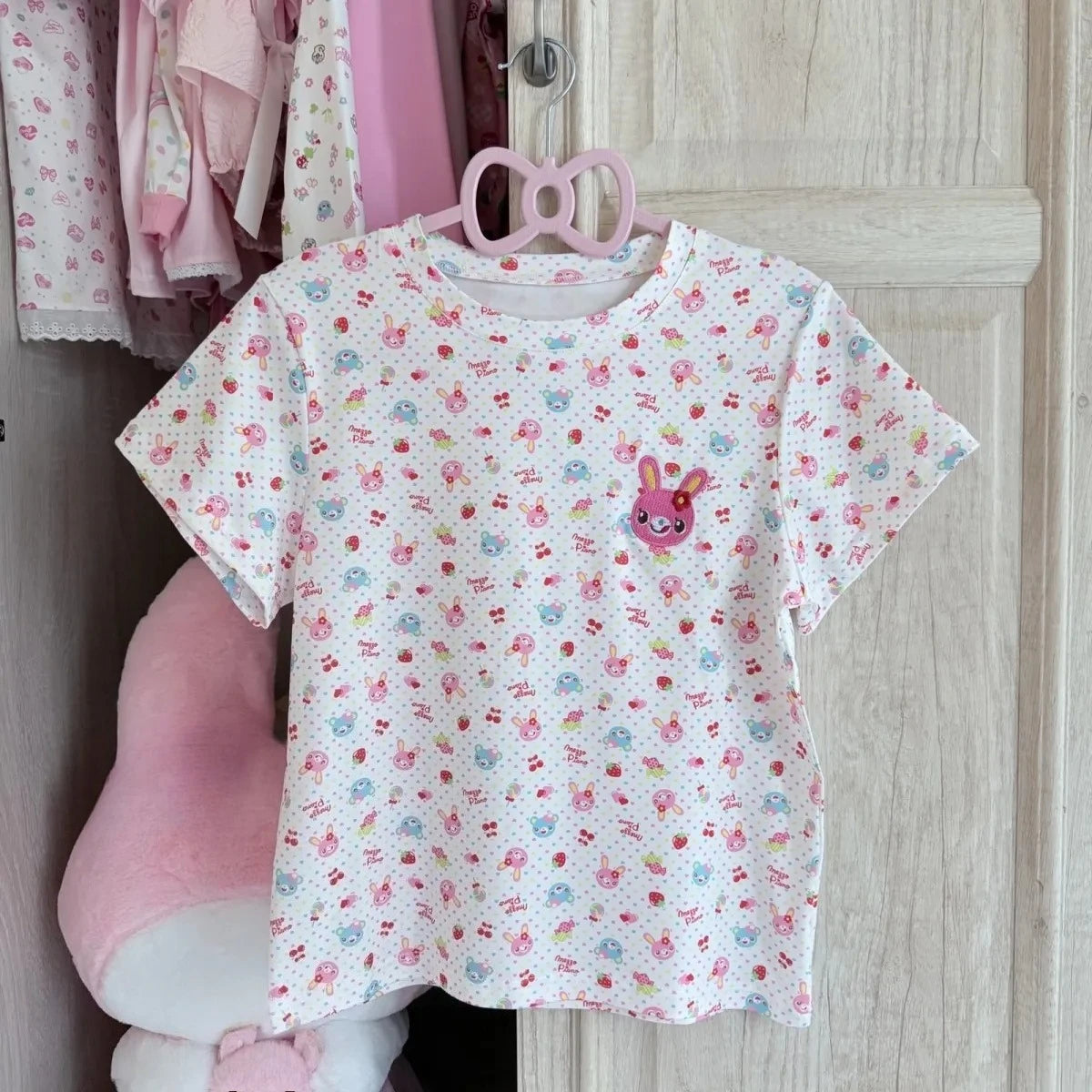 Sweet Kawaii Print Blouse