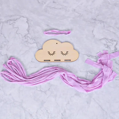 Cloud Wood Chip Hair Clip Storage