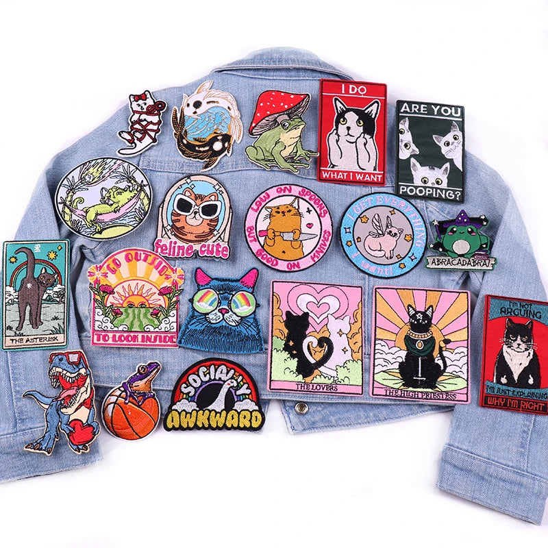 Cat Embroidery Patch