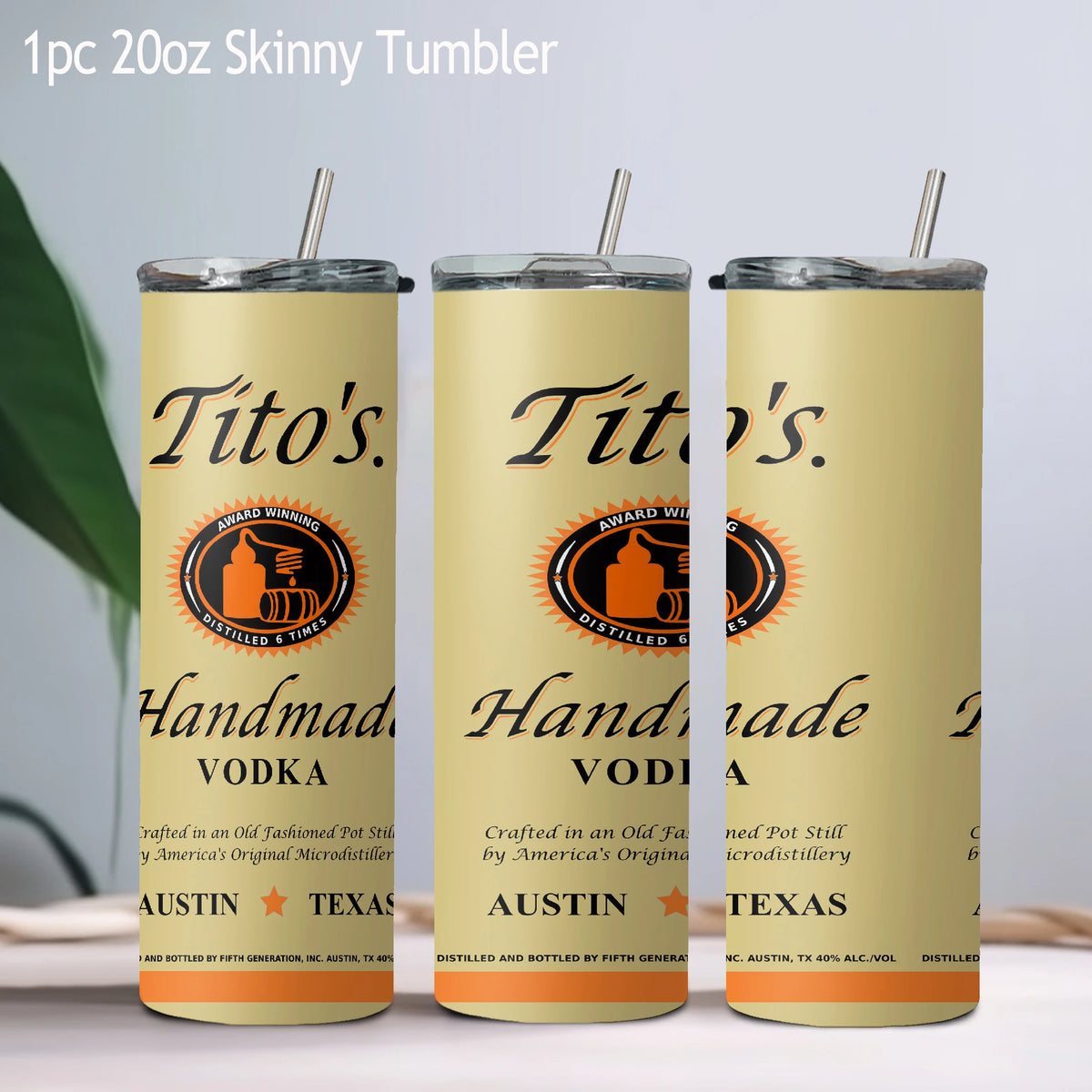 Beer Can Stainless Steel Skinny Tumbler