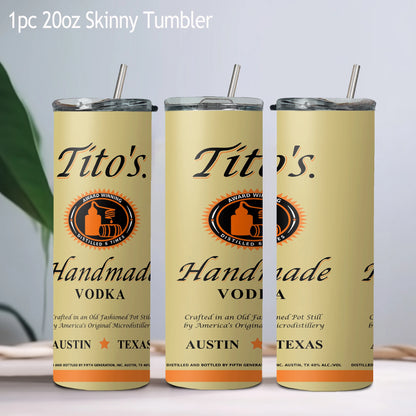 Beer Can Stainless Steel Skinny Tumbler