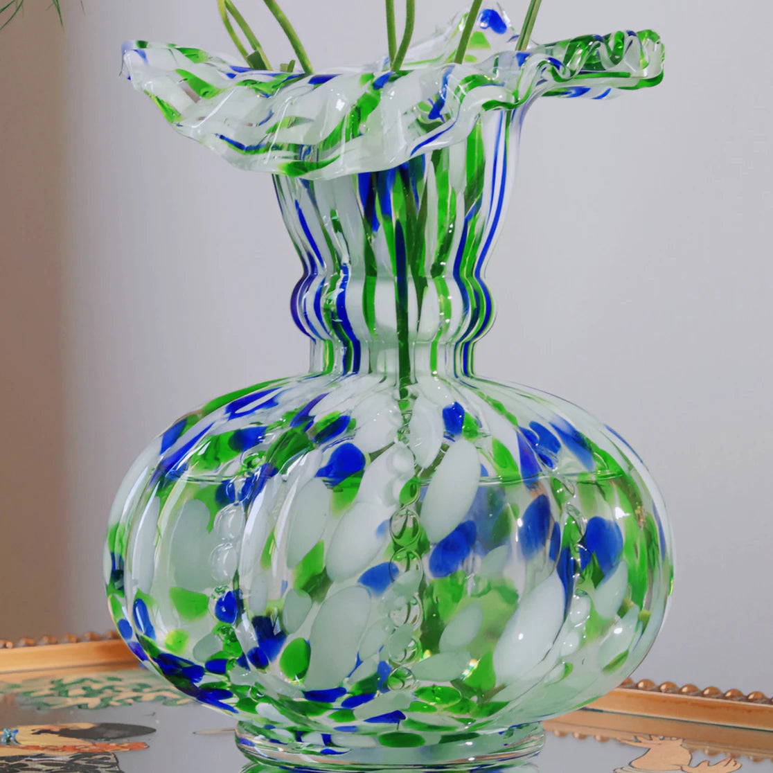Fresh Water Chestnut Lotus Vase