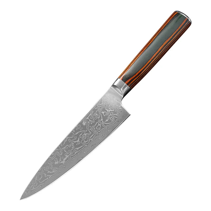 Damascus Kitchen Knife