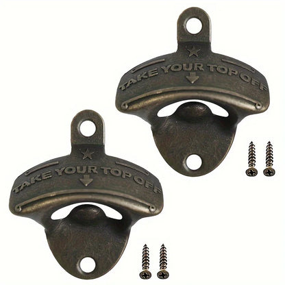 Take Your Top Off Matte Bottle Opener Wall Mounted