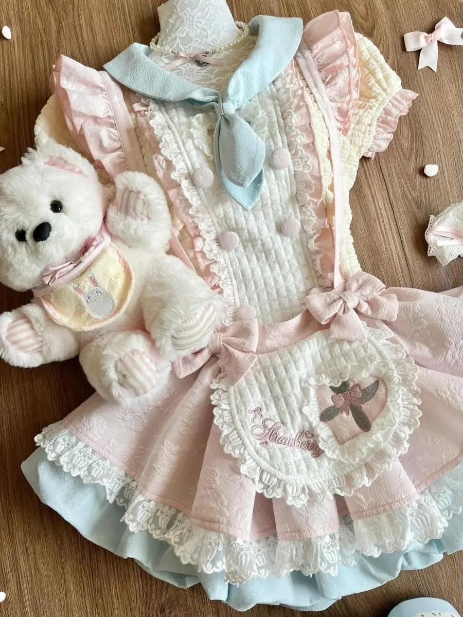 Conjunto casual dulce de dos piezas