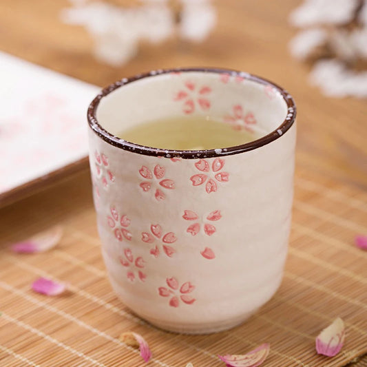 Ceramic Underglaze Porcelain Tea Cup