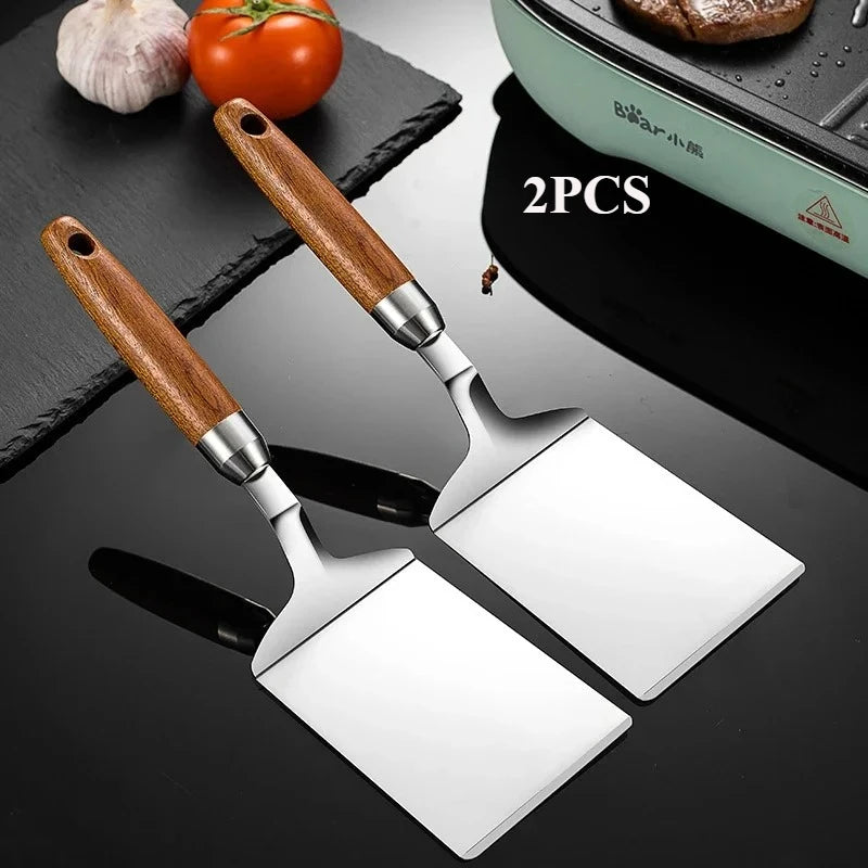 Stainless Steel Square Head Cooking Spatula