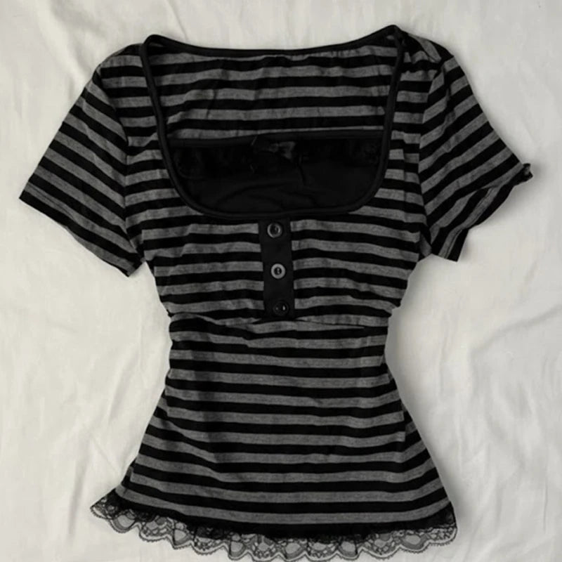 Stripe Graphic T-shirt