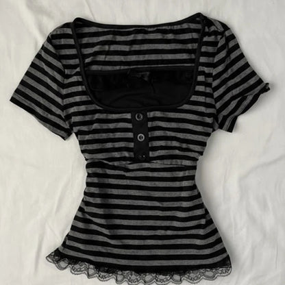 Stripe Graphic T-shirt