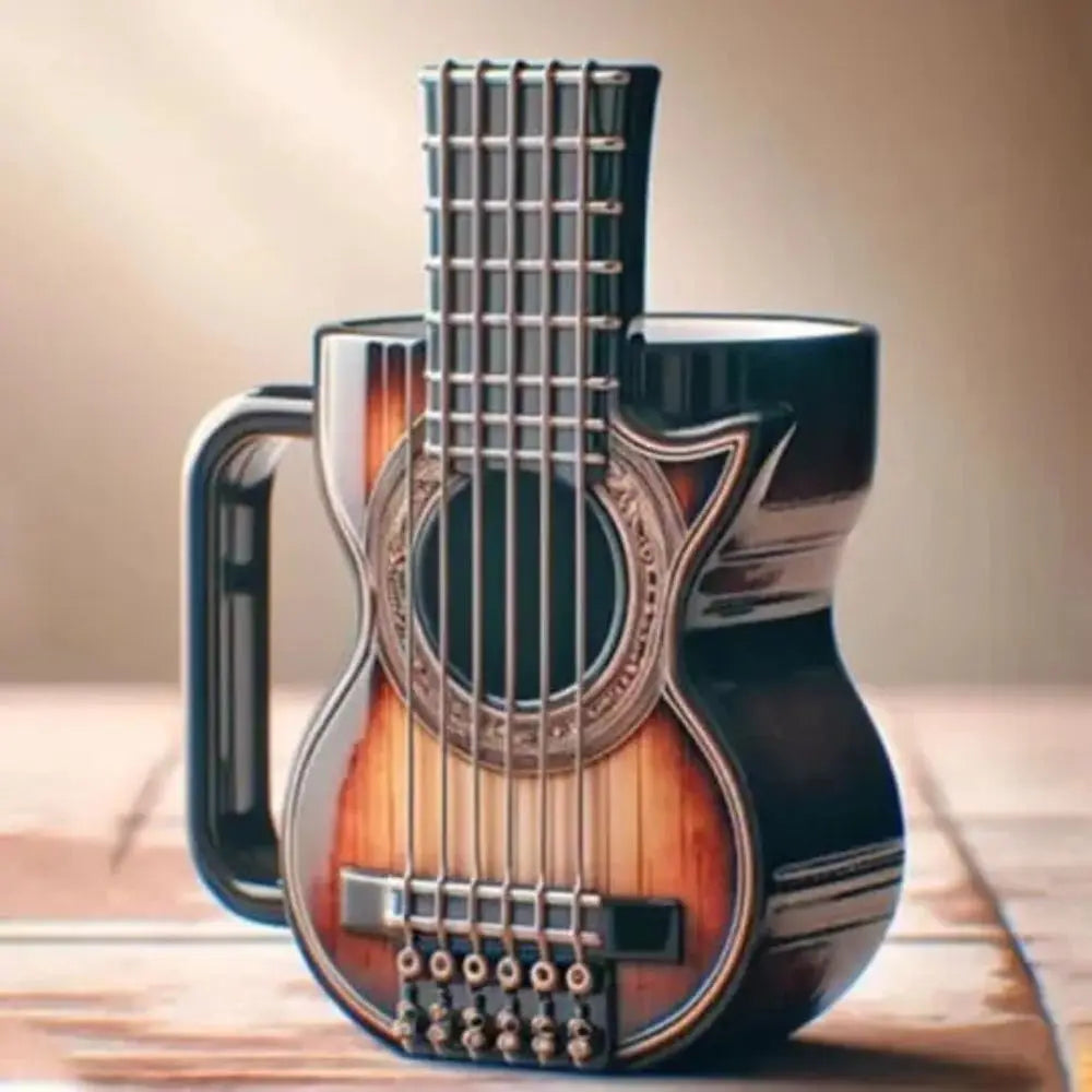 Resin Musical Instrument Coffee Mug