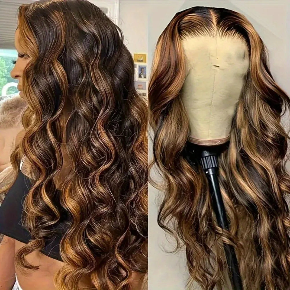 Honey Blonde Ombre Lace Front Wig