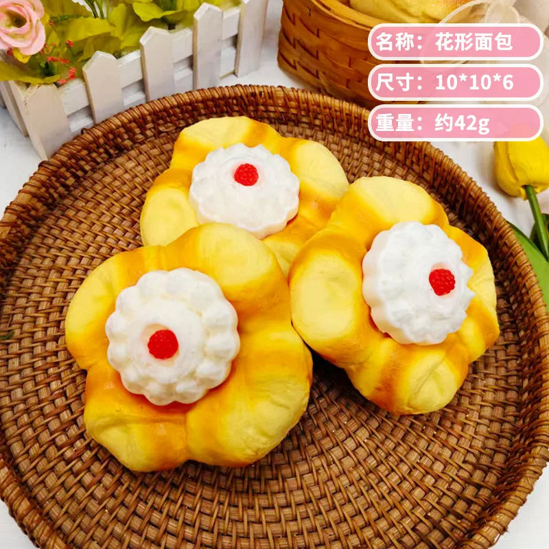 Slow Rebound Squishy Realistic Bread Pastry