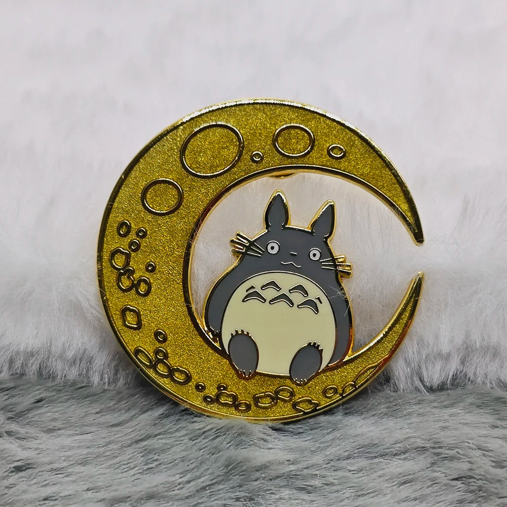 moon totoro brooch