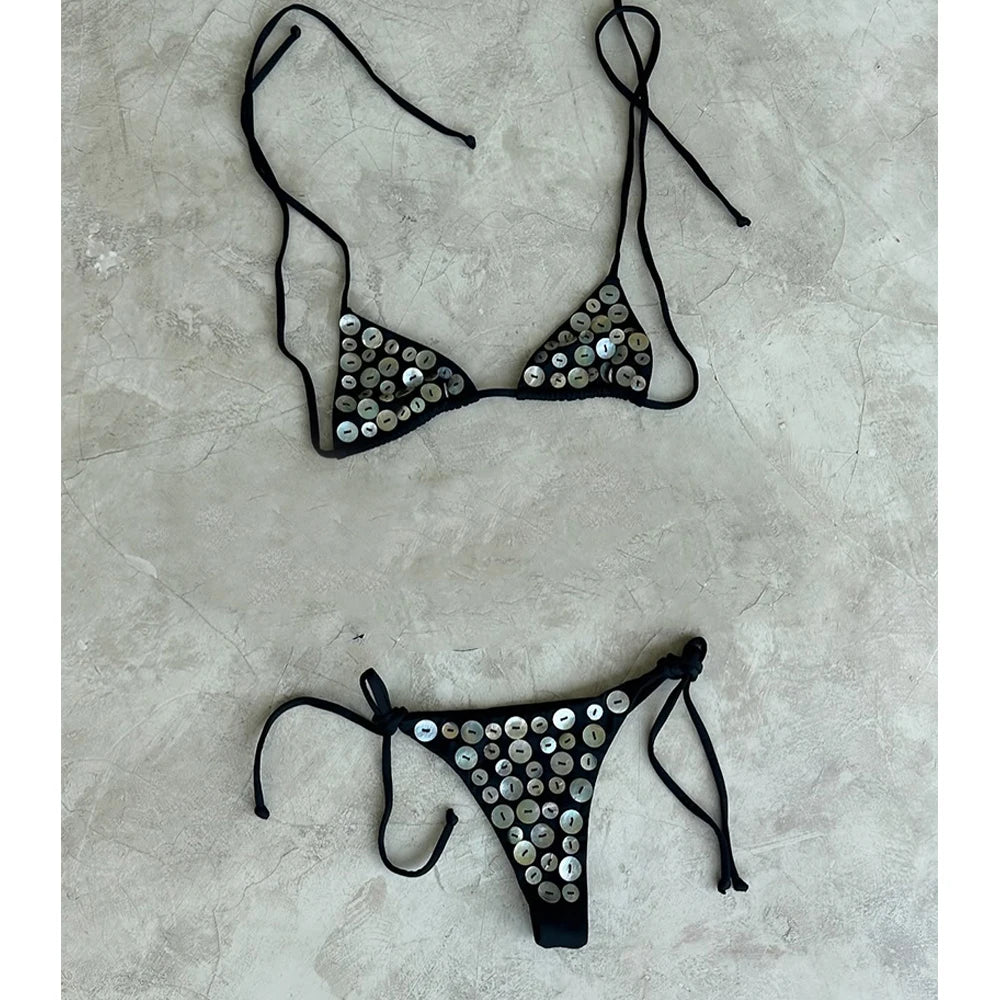 Button Push Up Bikini