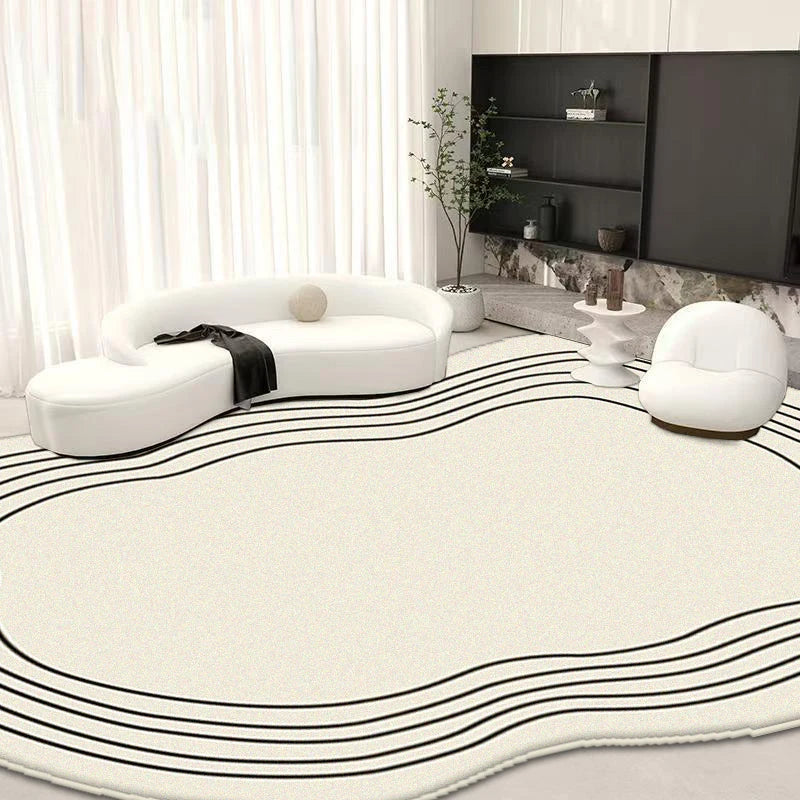 Alfombra de salón de estilo moderno y sencillo