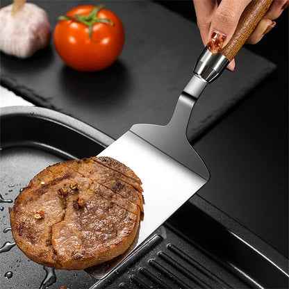 Stainless Steel Square Head Cooking Spatula