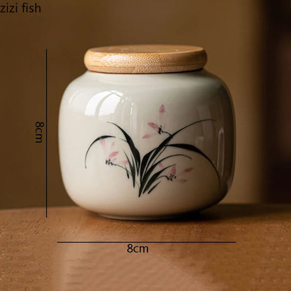 Vintage Ceramic Tea Can