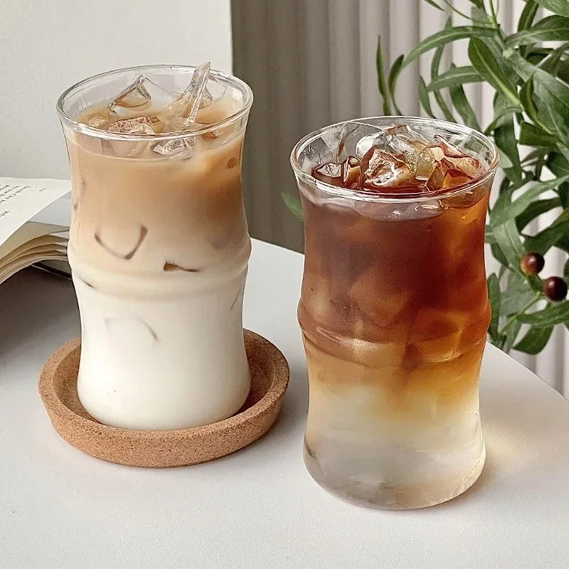 Bamboo Knot Glass Transparent Mug