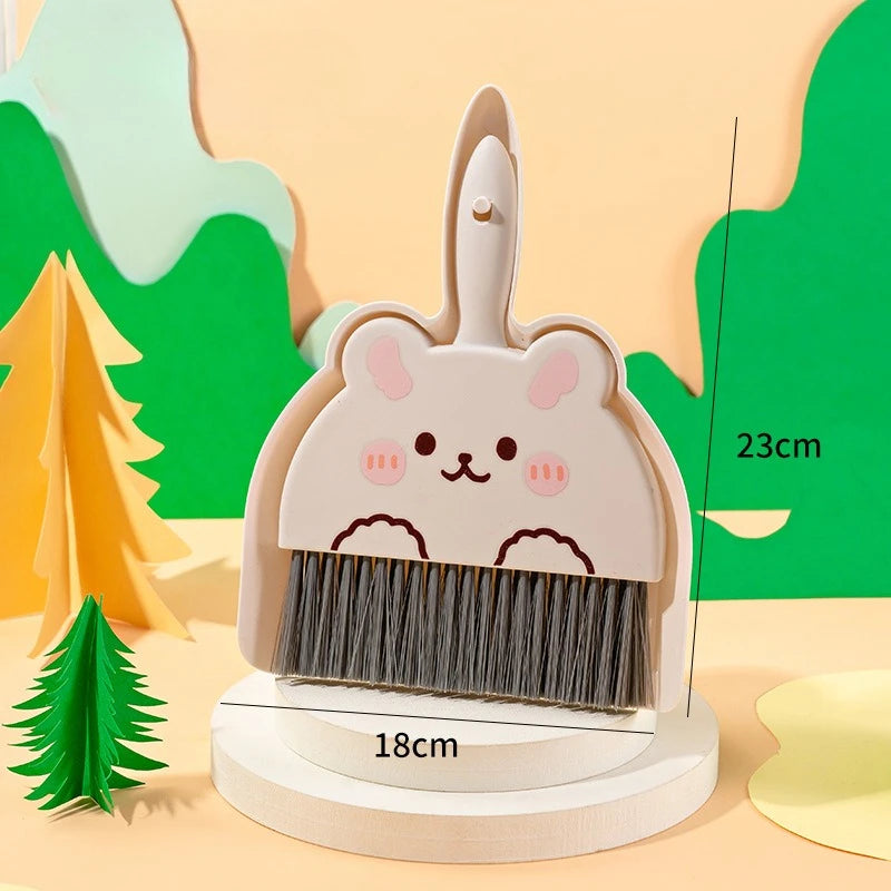 Mini Cartoon Desktop Cleaning Broom