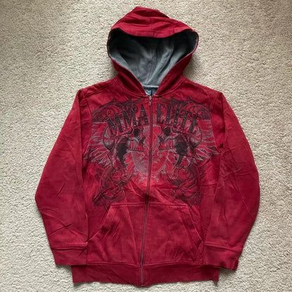 Fur Collar Zipper Hoodie