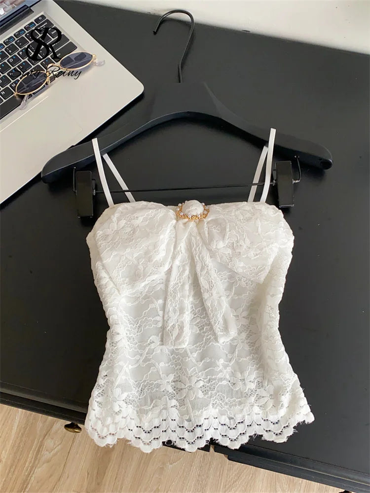 Lace Bow Luxury Camisole