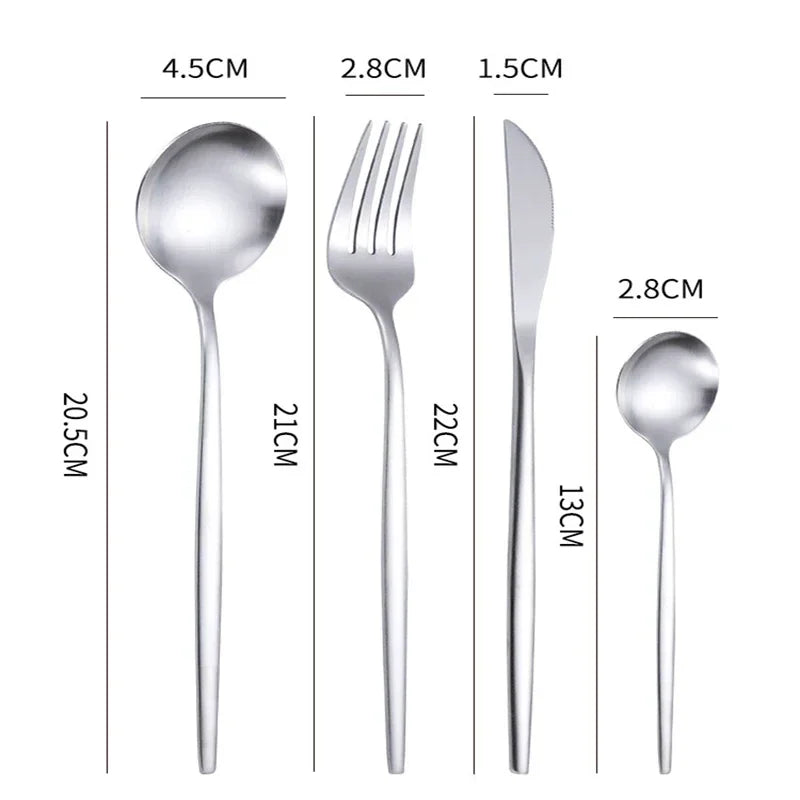 Stainless Steel Dinnerware Set