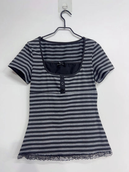 Stripe Graphic T-shirt