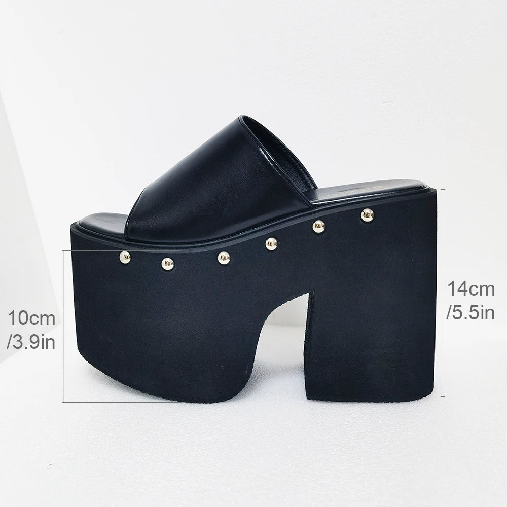 Thick-soled Wedge Heel Sandals