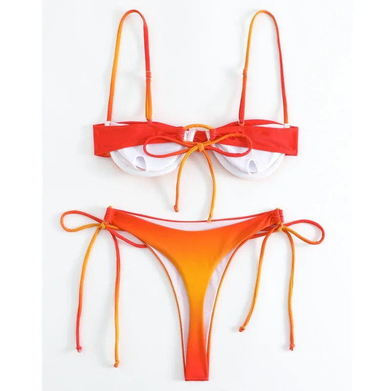 Ombré Underwire Bikini