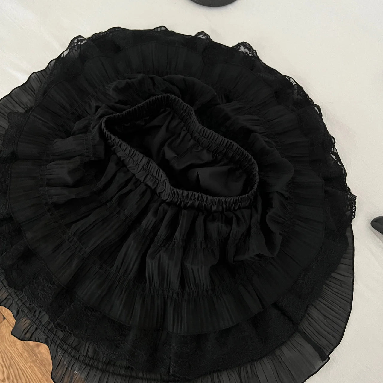 Conjunto de Top de Dos Piezas Falso + Minifalda de Capas