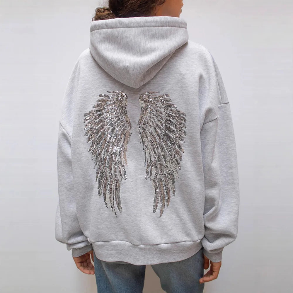 Wings Beads Sweatshirt