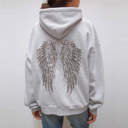 Wings Beads Sweatshirt