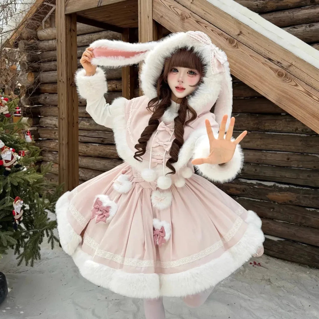 Rabbit Coat 2 Piece Set