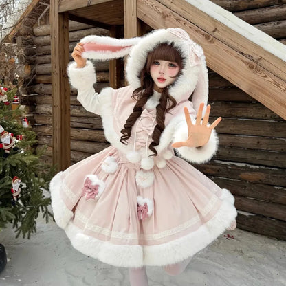 Rabbit Coat 2 Piece Set
