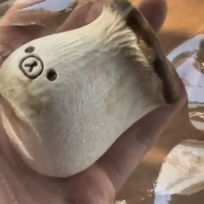 Cute Cartoon Face Mushroom Squishy