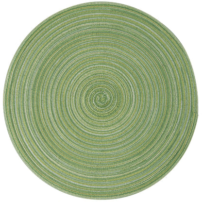 Braided Beige Round Place Mats
