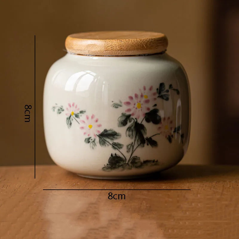 Vintage Ceramic Tea Can