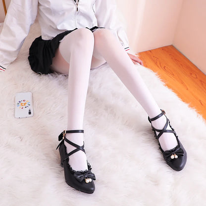 Cross Strap Spike High Heels
