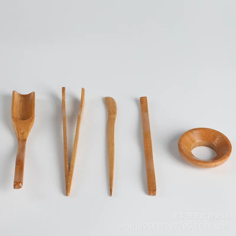 5 Pcs/set Kongfu Tea Ceremony Utensils Set