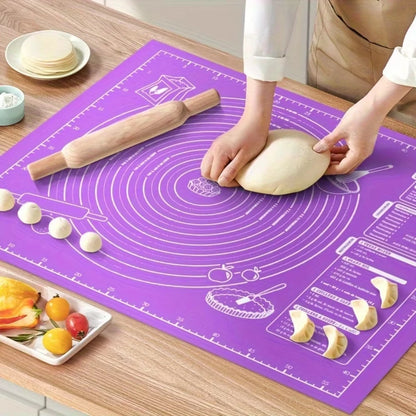 Food grade Plastic Rolling Mat with Measuring Tool