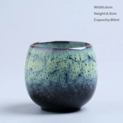 Kiln Change China Ceramic Tea Cup