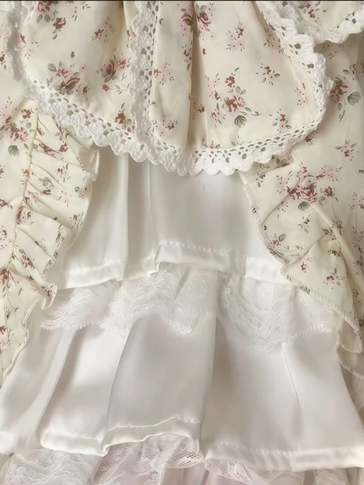 Conjunto de Vestido Casual y Minifalda