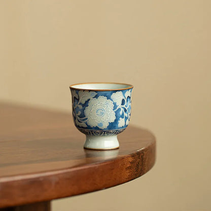 Chinese Vintage Ru Kiln Ceramic Tea Cup